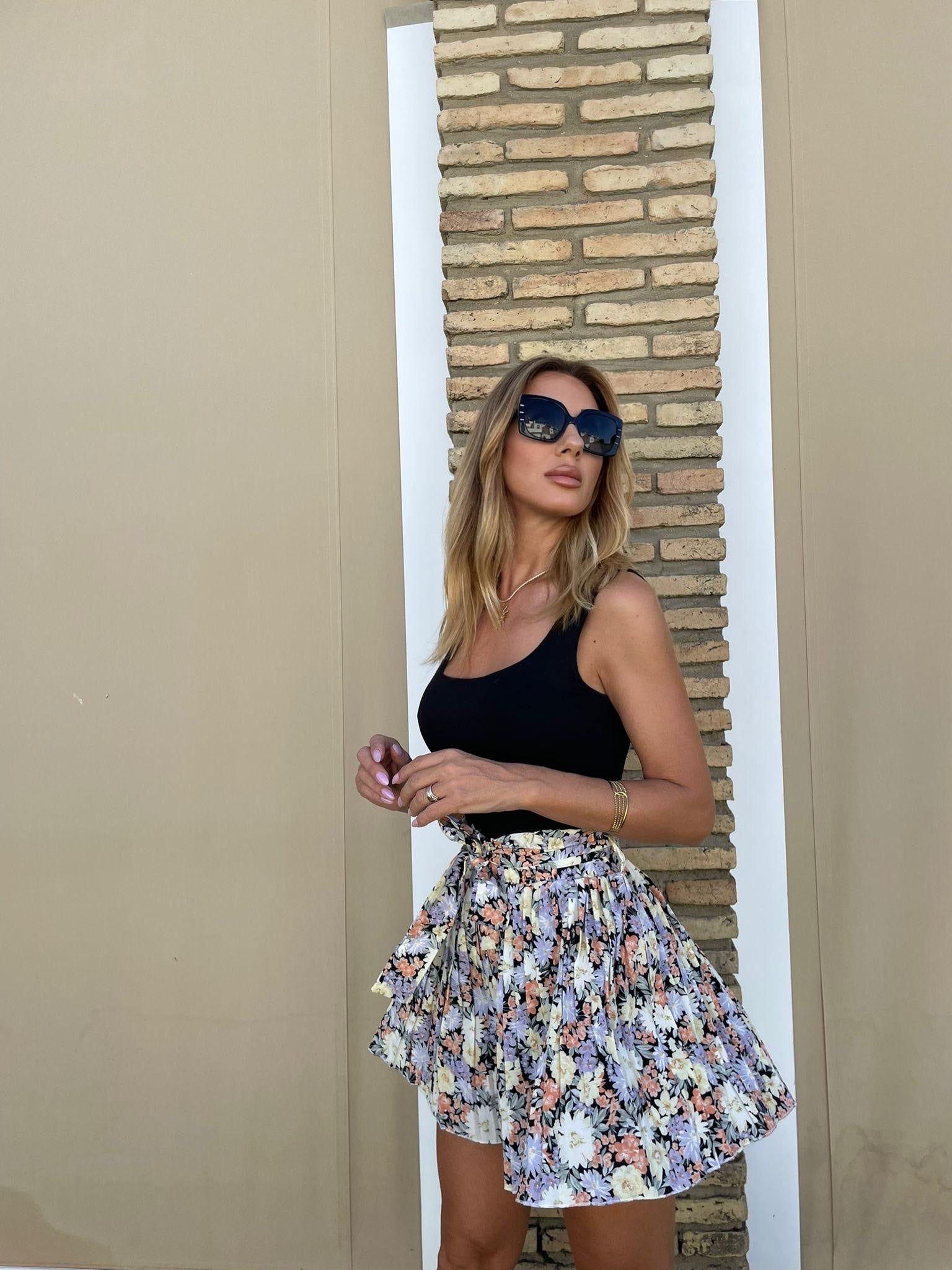 PANTALÓN FLORAL LILA