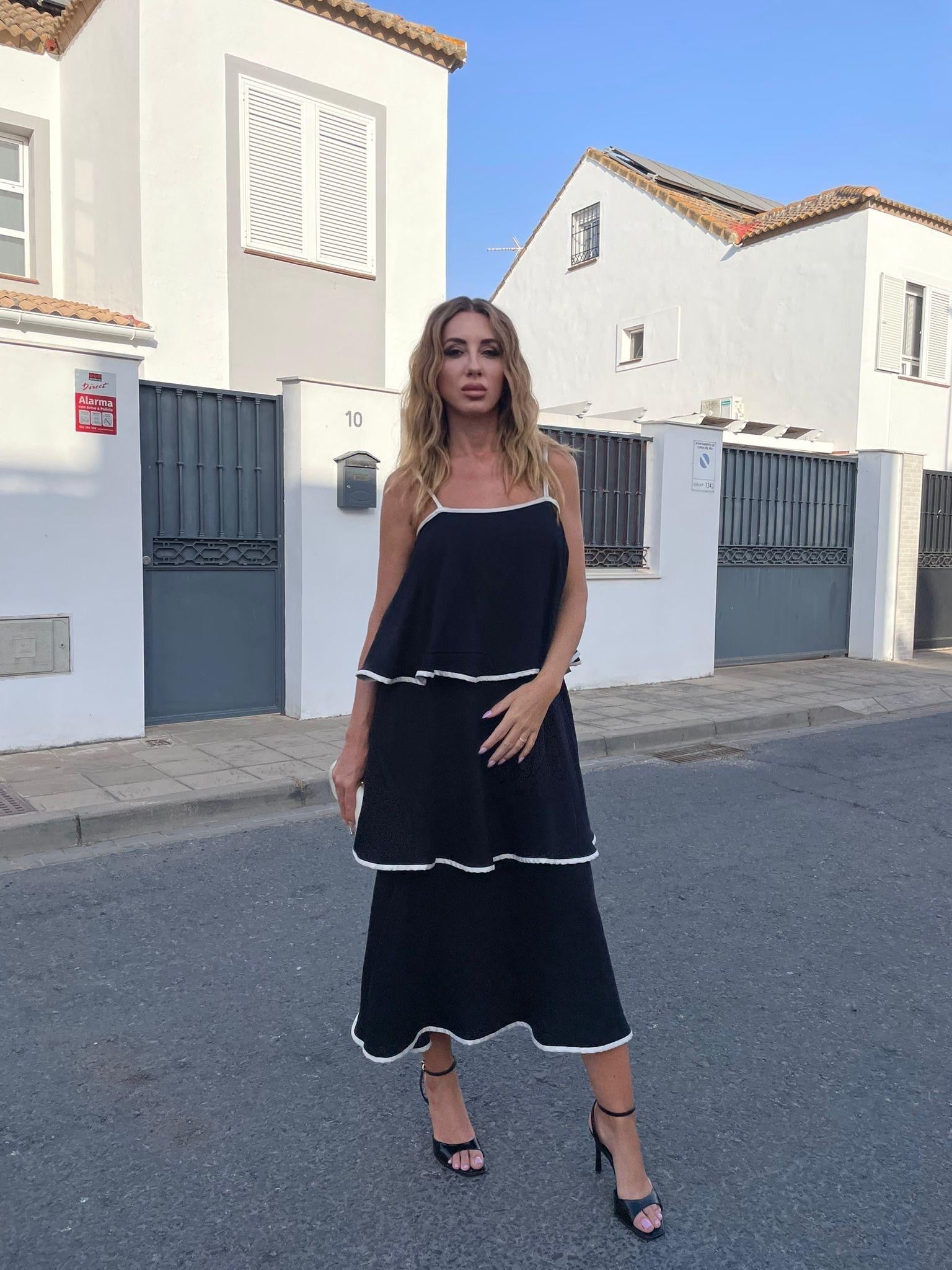VESTIDO VOLANTES