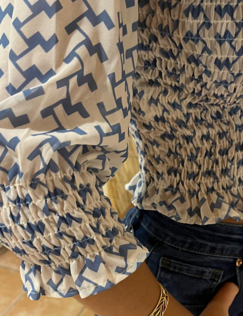 CAMISA GASA ESTAMPADA