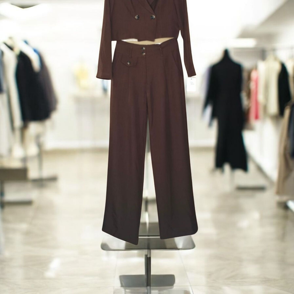 PANTALÓN PINZA CHOCOLATE