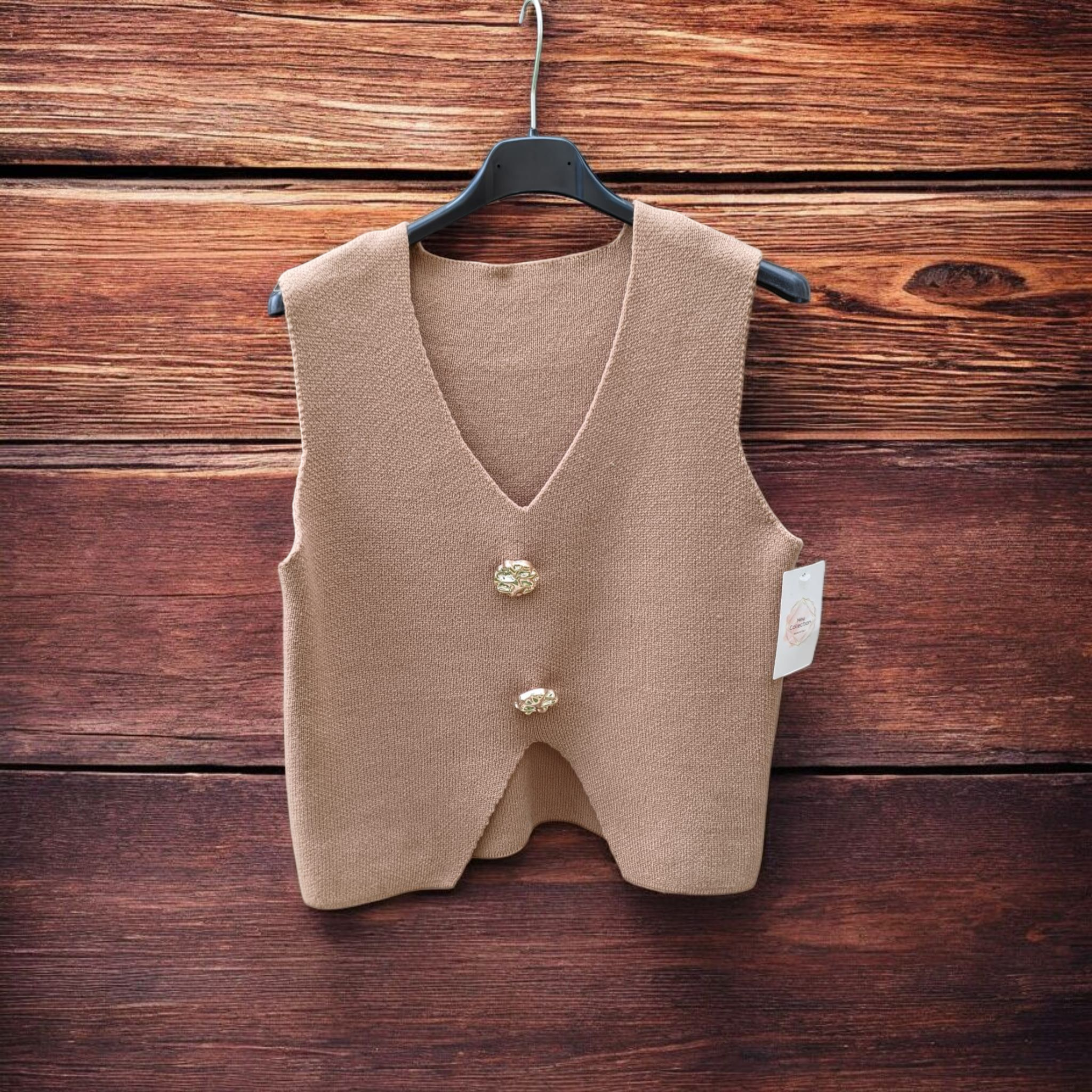 CHALECO PUNTO BOTONES