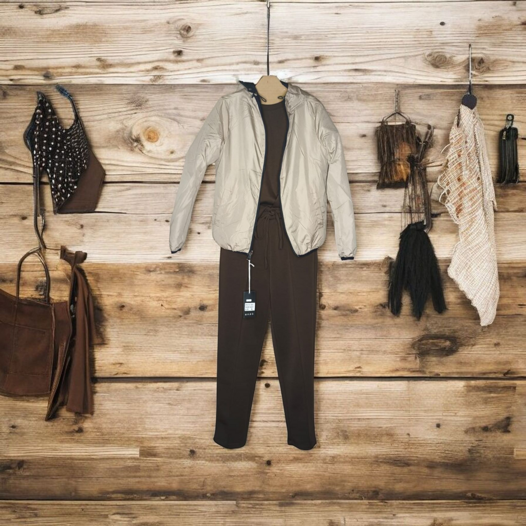 CHAQUETA DEPORTIVA IMPERMEABLE REVERSIBLE