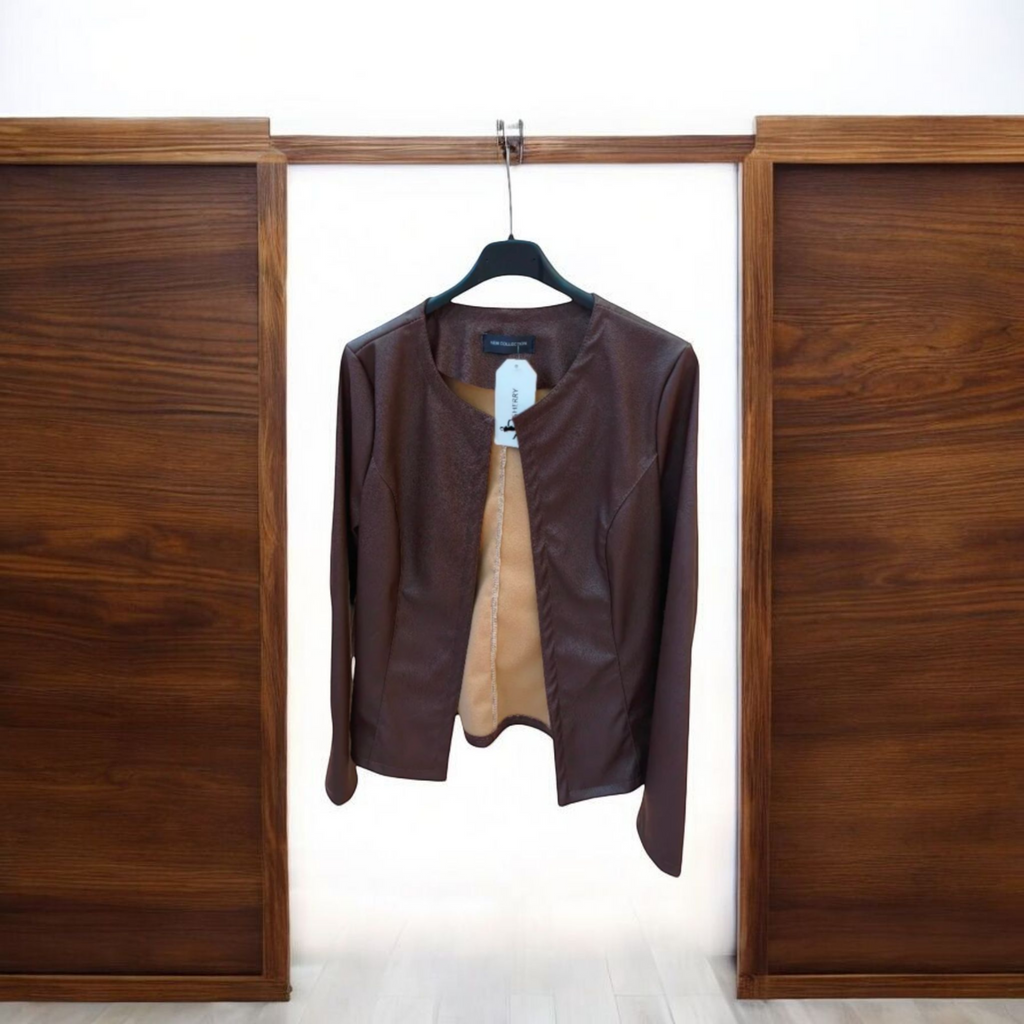 CHAQUETA POLIPIEL CHOCOLATE