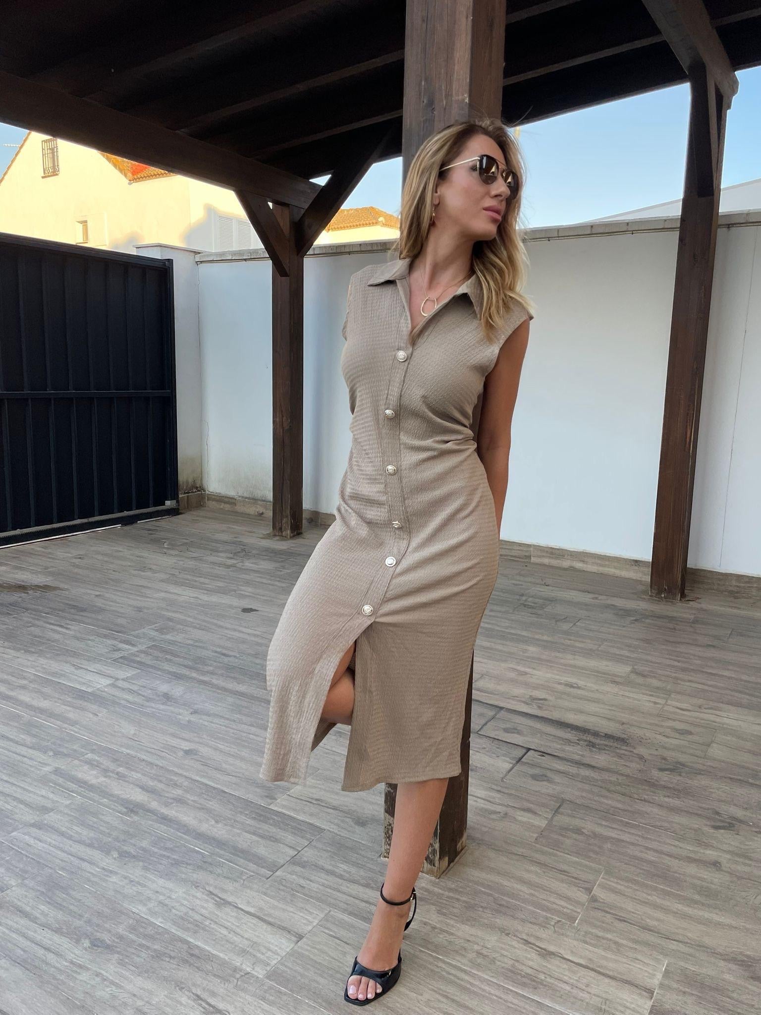 VESTIDO BOTONERO