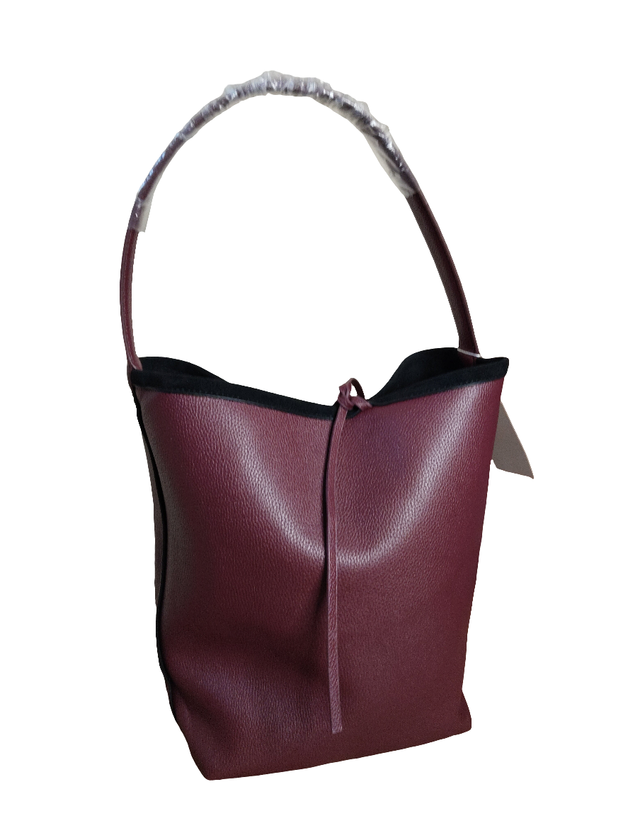 BOLSO BURDEOS REVERSIBLE