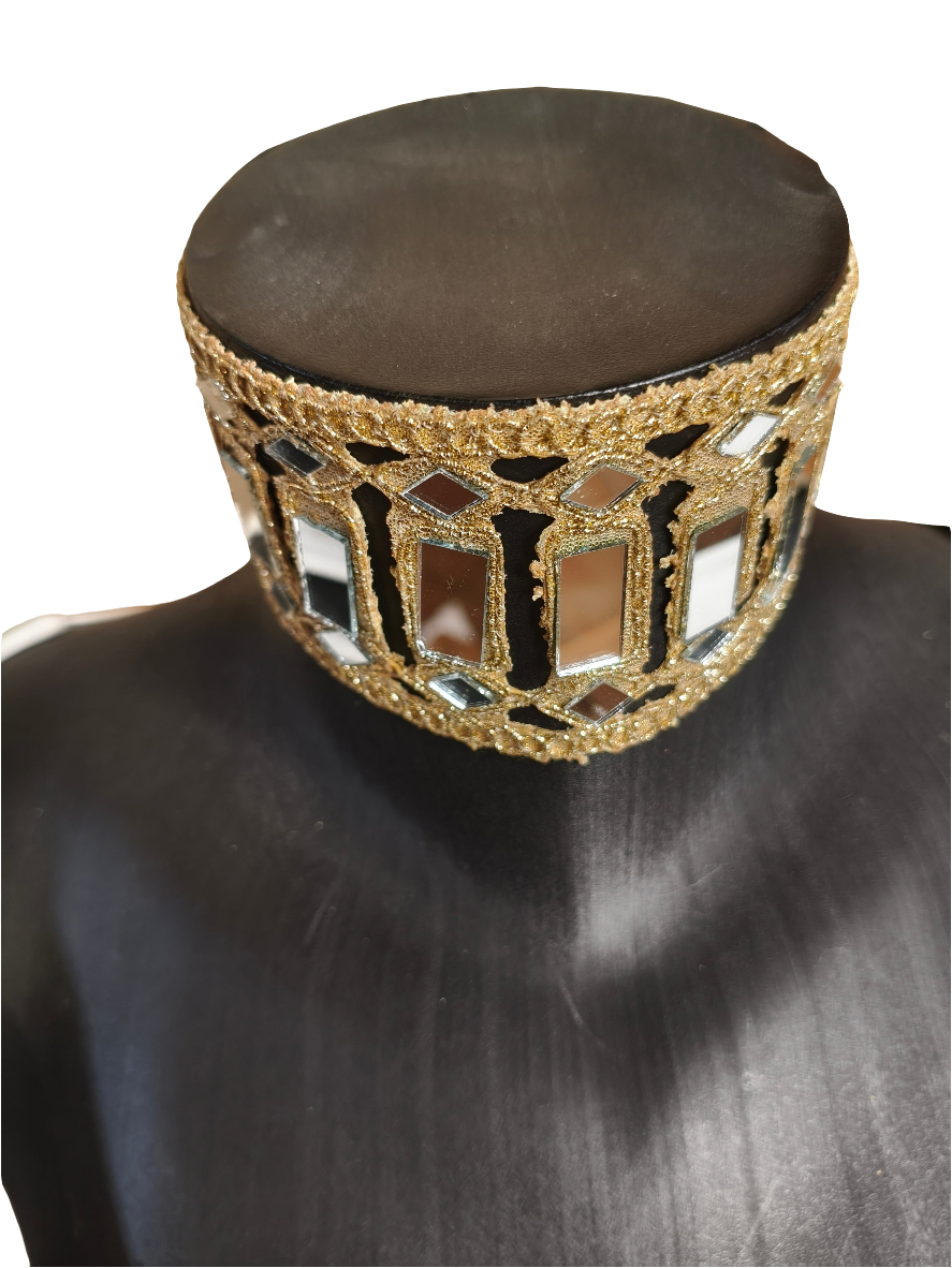 CHOKER ESPEJO RECTÁNGULO