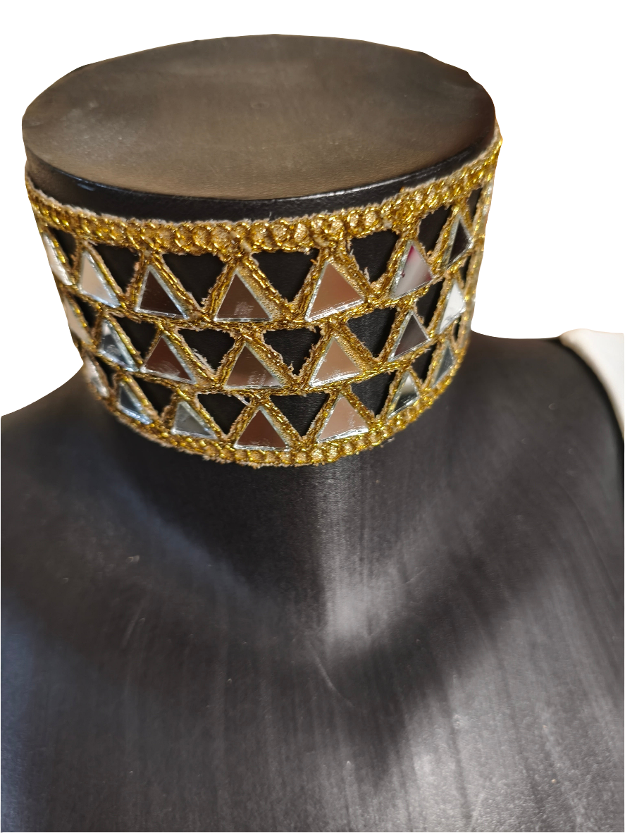 CHOKER ESPEJO TRIANGULO