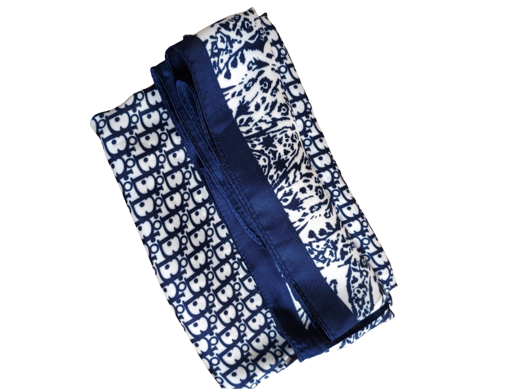 PAÑUELO DIOR AZUL MARINO