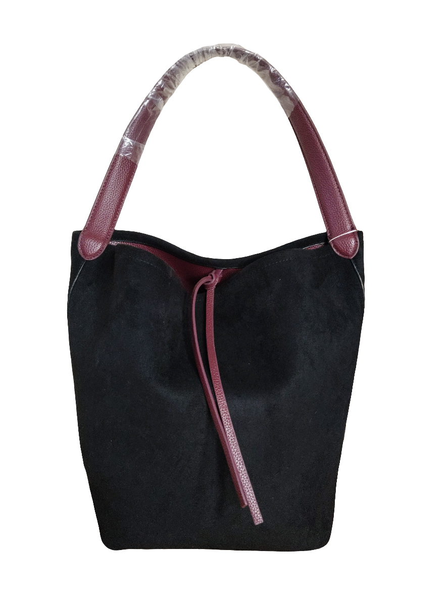 BOLSO BURDEOS REVERSIBLE