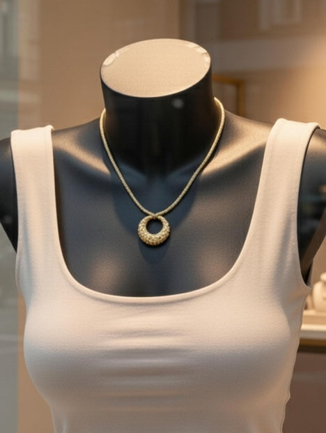 COLLAR ARO DORADO
