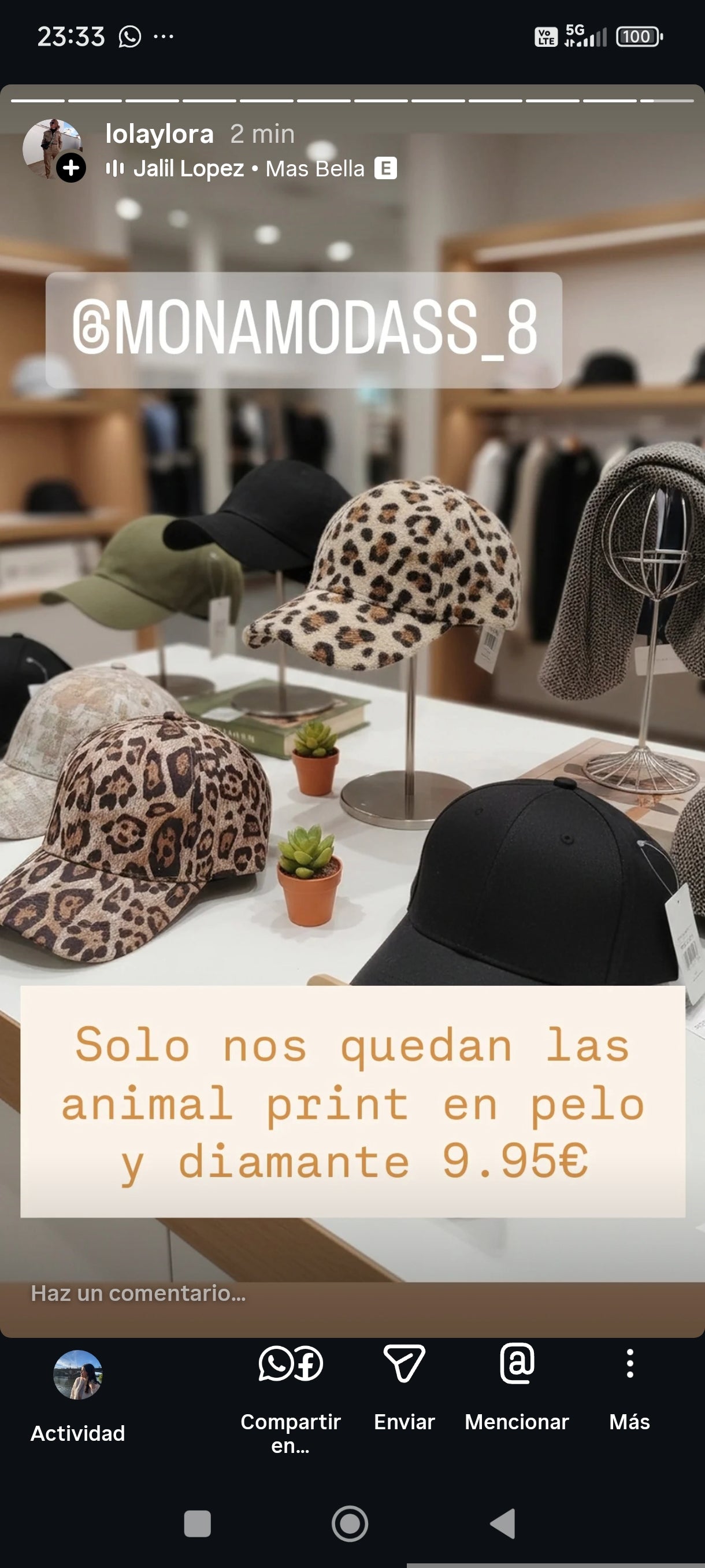 GORRAS ANIMAL DIAMANTE Y PELO
