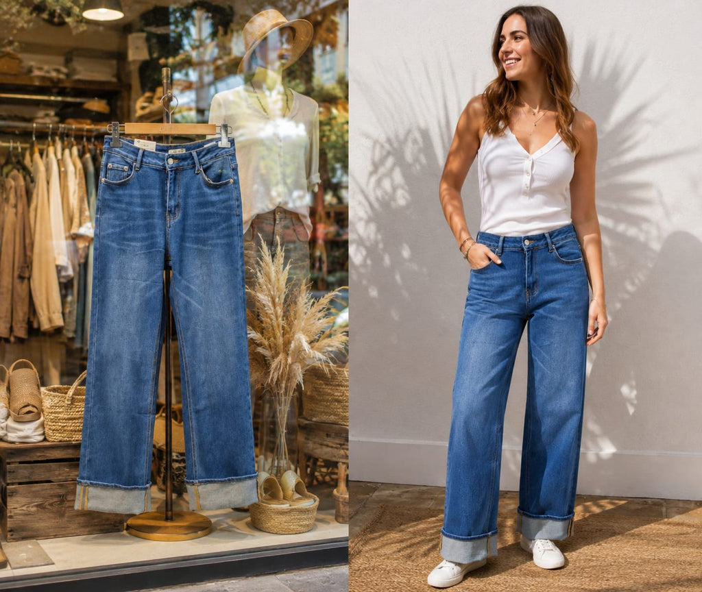 PANTALÓN VAQUERO VUELTA