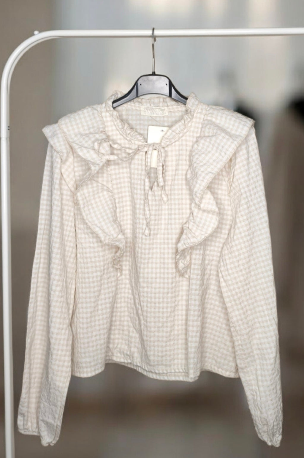 CAMISA DE CUADROS VOLANTES