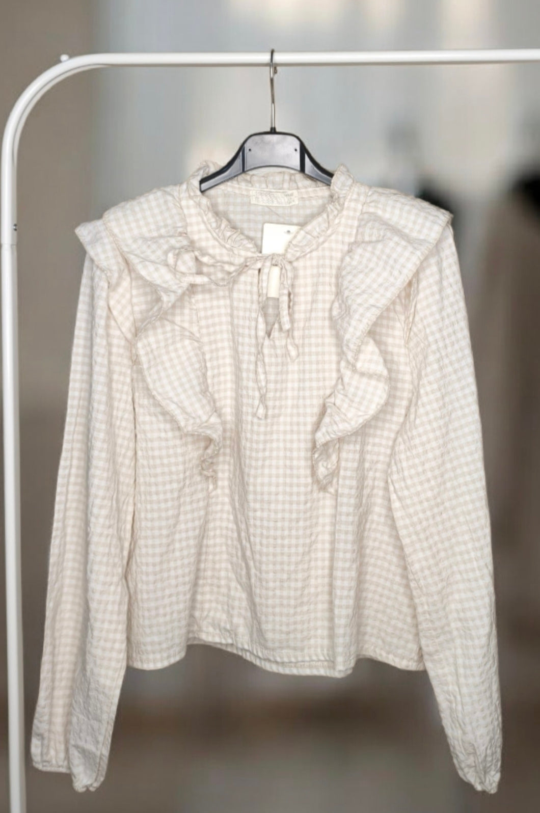 CAMISA DE CUADROS VOLANTES