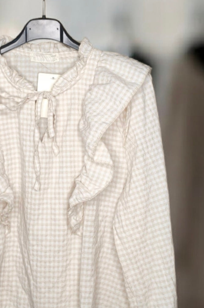 CAMISA DE CUADROS VOLANTES